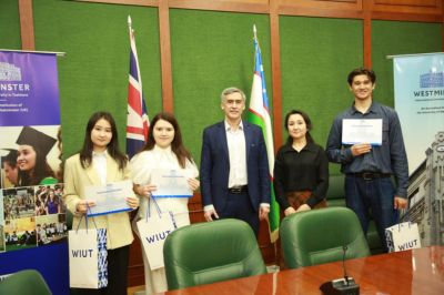On April 9th Westminster International University in Tashkent (WIUT) held the first stage of the "Ilhom" award competition.