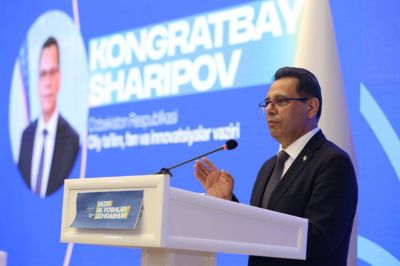 Meeting with the Minister of Higher Education, Science, and Innovation of the Republic of Uzbekistan, Kongratbay Sharipov