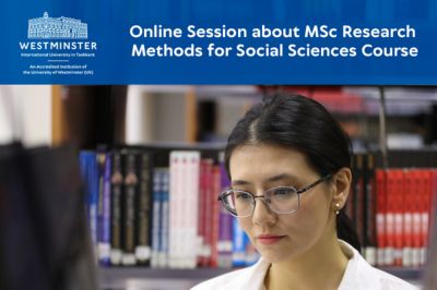 Join us for an insightful online session on WIUT's MSc in Research Methods for Social Sciences course!