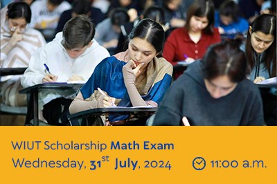 WIUT Scholarship Math Exam