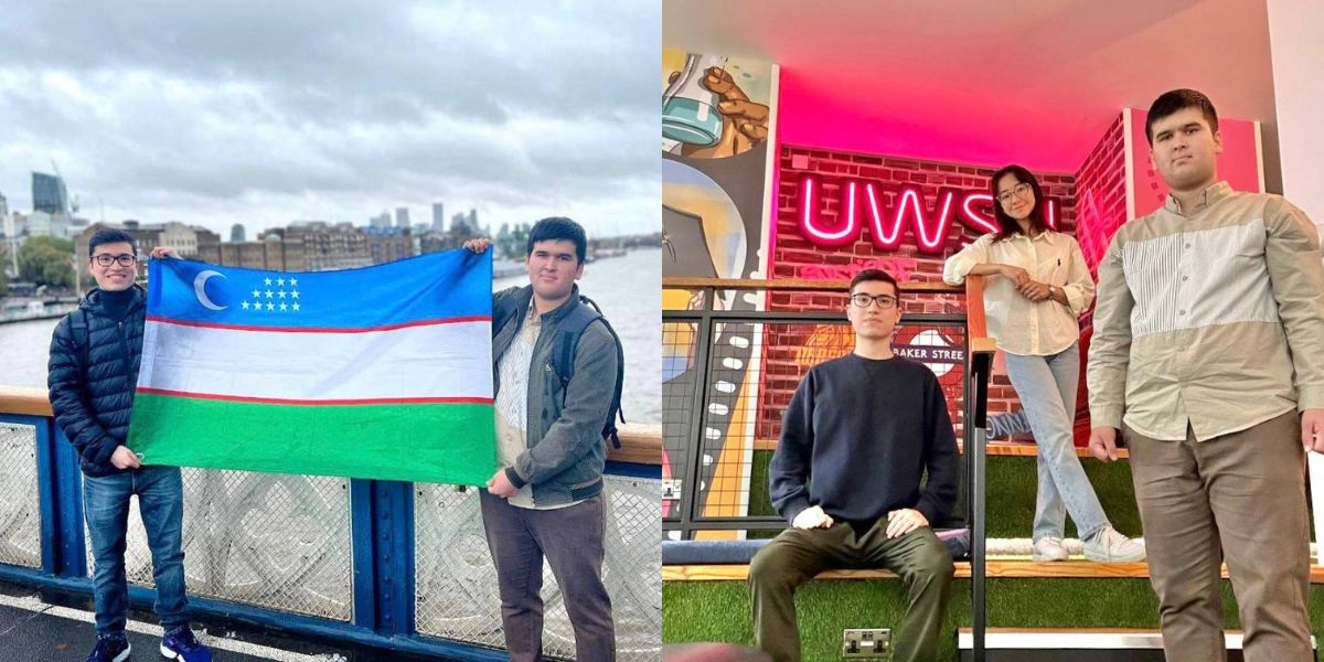 WIUT students on a Student Exchange Programme in London